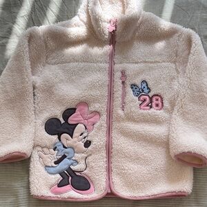 Disney Cream soft vest with Minnie Mouse Patch / primark / 7-8y